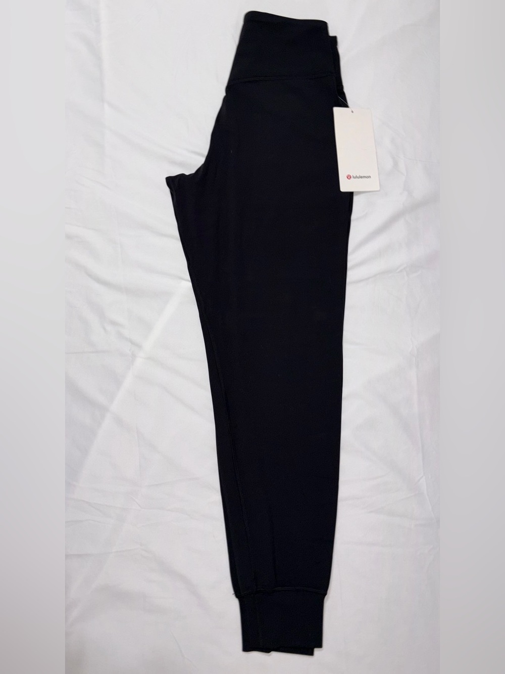 NWT*LULULEMON*SIZE 6* ALIGN HIGH RISE JOGGER*AUTHENTIC*BLACK*$118 RETAIL*25” LNG - Picture 12 of 16